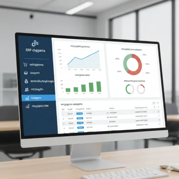 ERP სისტემა — თქვენი ბიზნესის ერთიანი მართვის პულტი